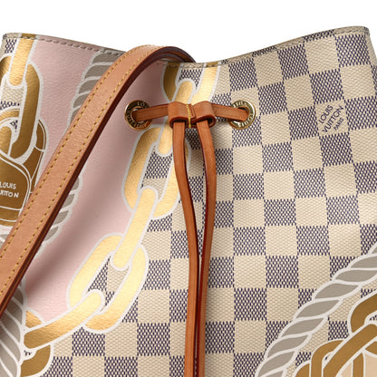 Louis Vuitton Damier Azur Nautical Neonoe MM 8 of 10