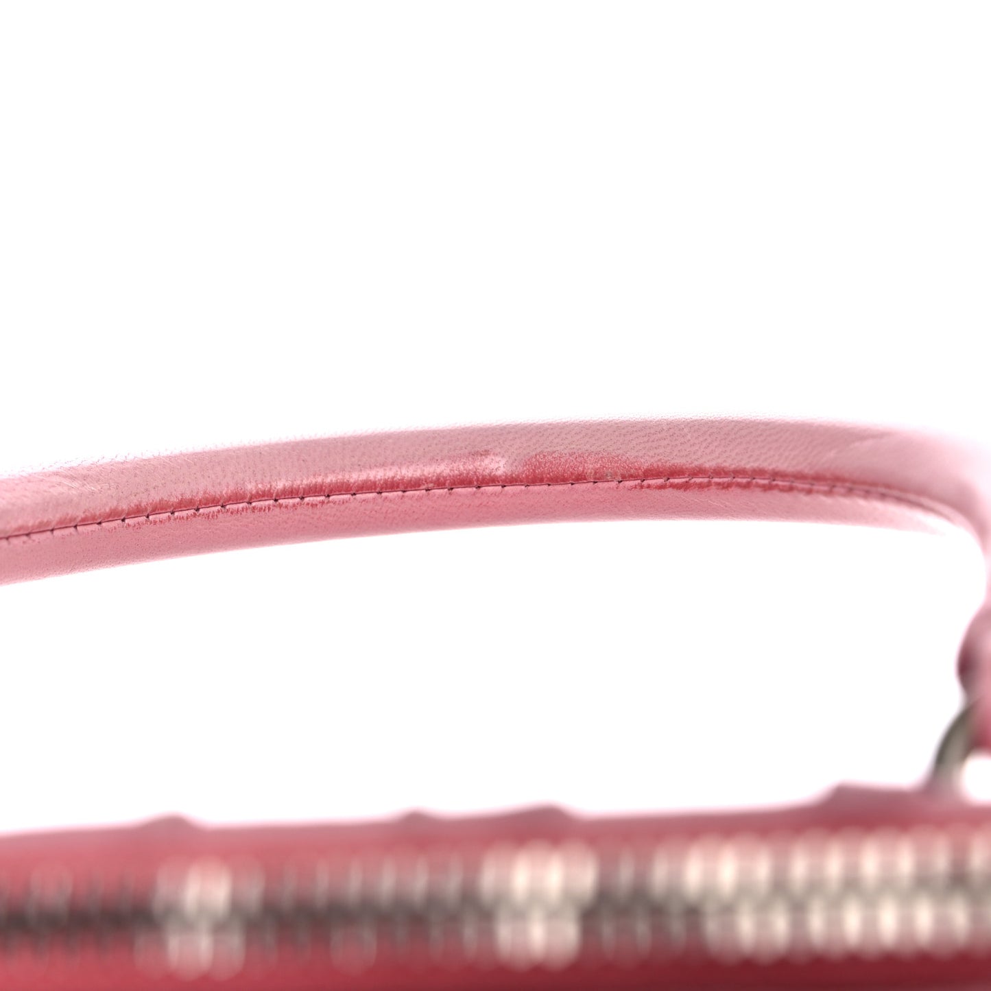 Nappa Gaufre Chain Flap Geranio