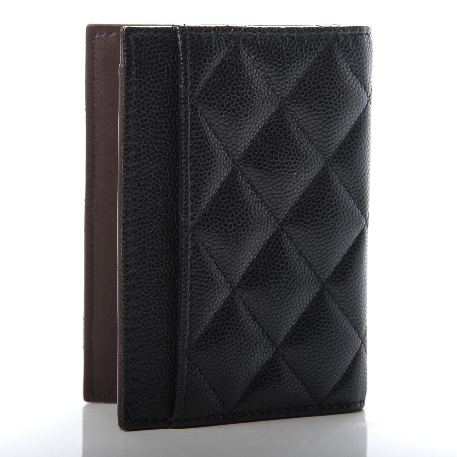 Chanel Caviar Quilted Card Holder Wallet Black 3 of 7