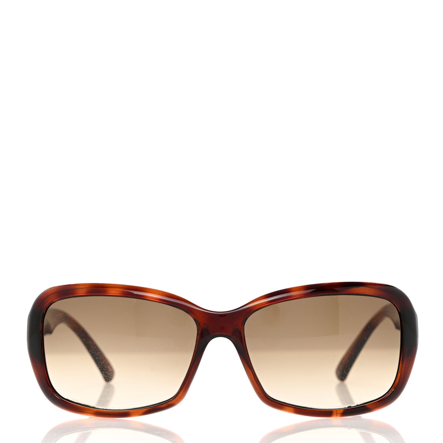 Fendi Acetate Crystal FF Embrace Sunglasses FS5071R Tortoise 2 of 7