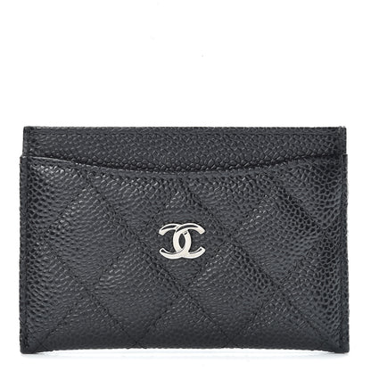 Chanel Caviar Quilted Card Holder Black 1 of 9