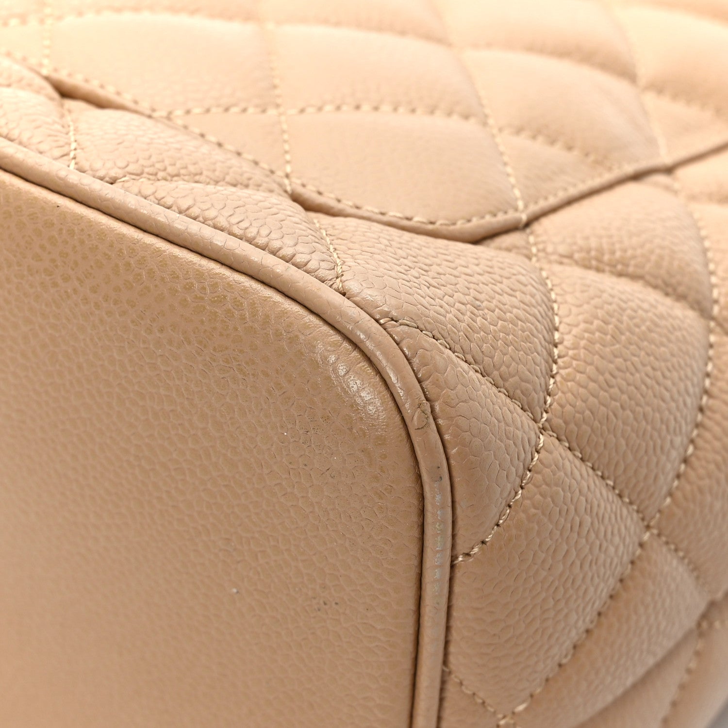 Chanel Caviar Quilted Medallion Tote Beige 11 of 11