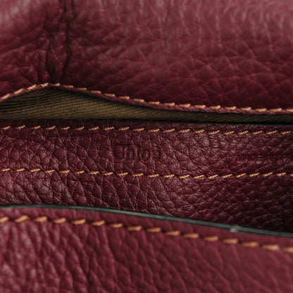 Chloe Calfskin Mini Marcie Round Crossbody Bag Dark Velvet 6 of 7