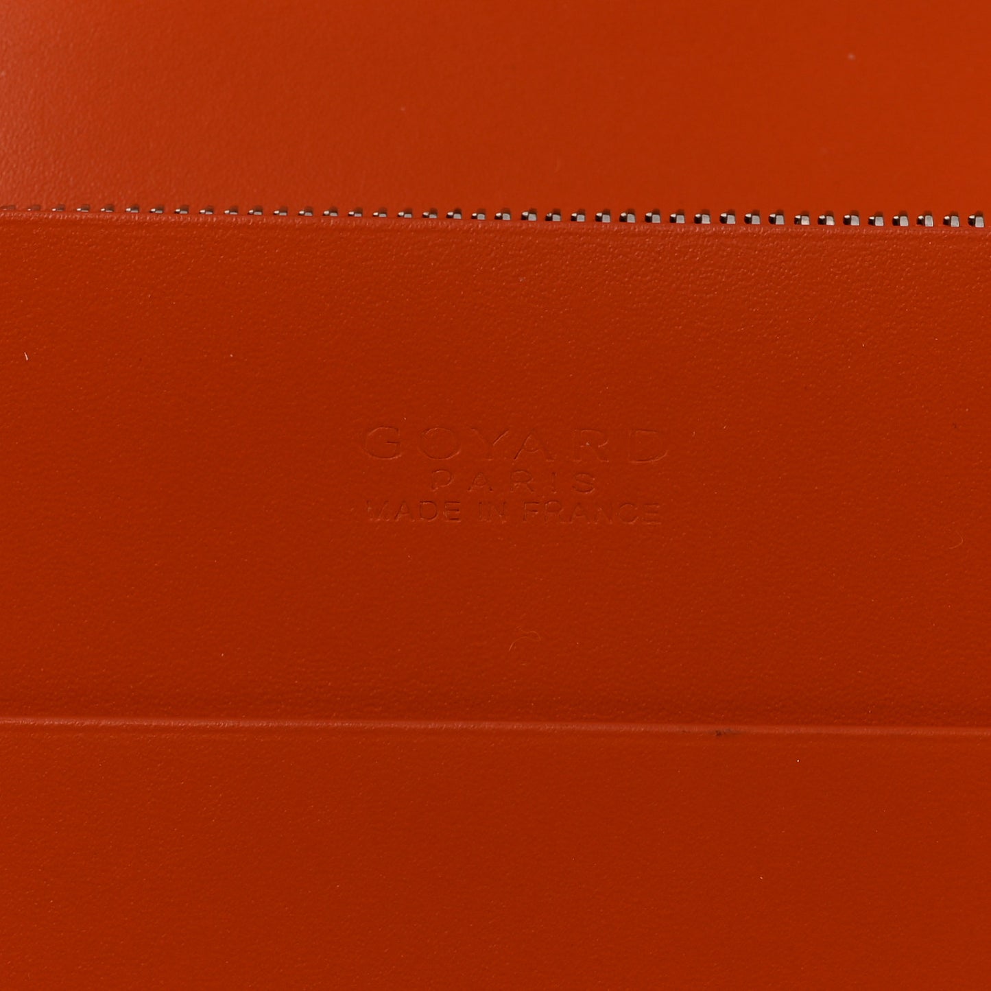 Goyardine Richelieu Wallet Orange