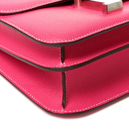 Hermes Epsom Constance 24 Rose Tyrien 6 of 9