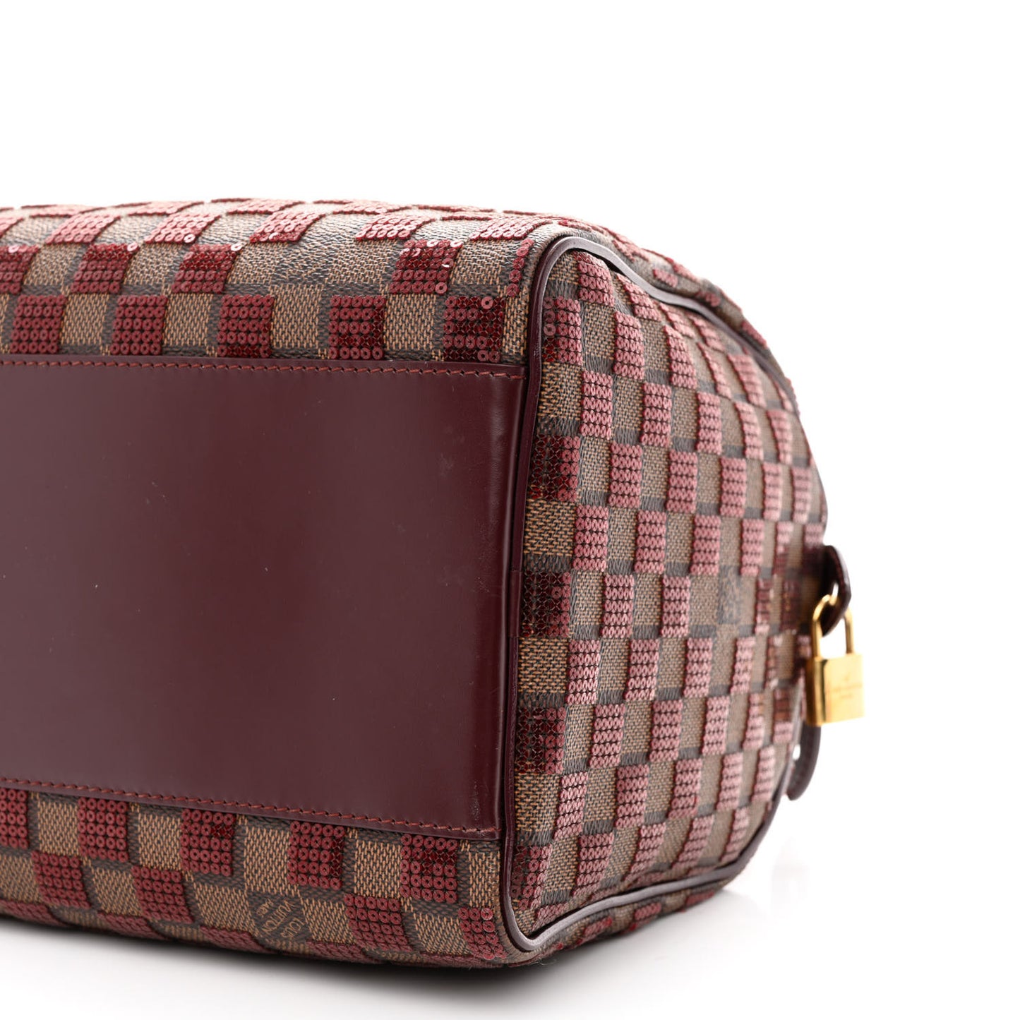 Damier Paillettes Speedy 30 Rouge