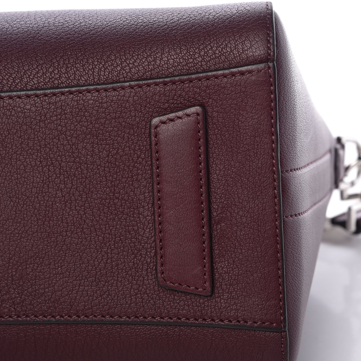 Sugar Goatskin Small Antigona Aubergine