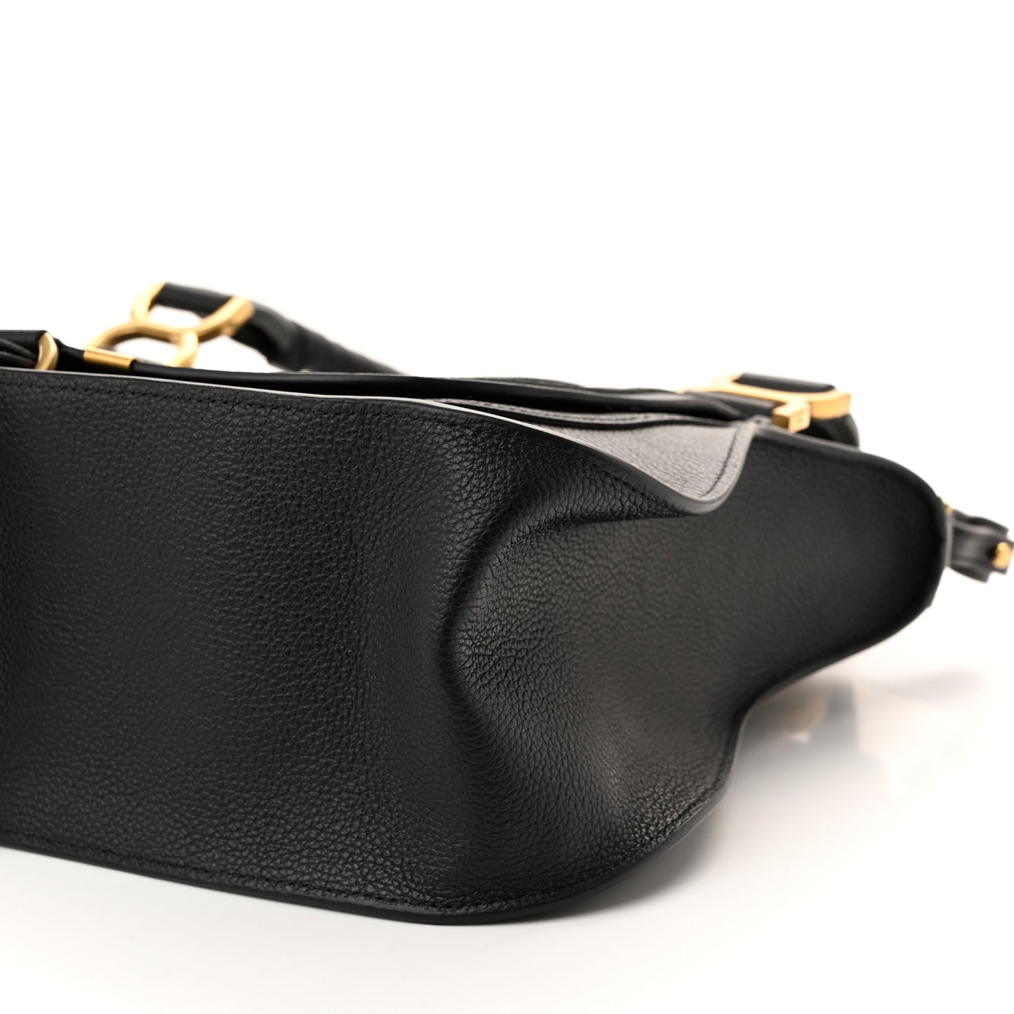 Calfskin Medium Marcie Satchel Black