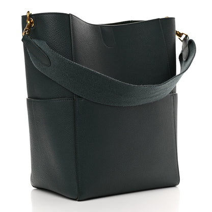Celine Soft Grained Calfskin Sangle Bucket Bag Amazone 3 of 13