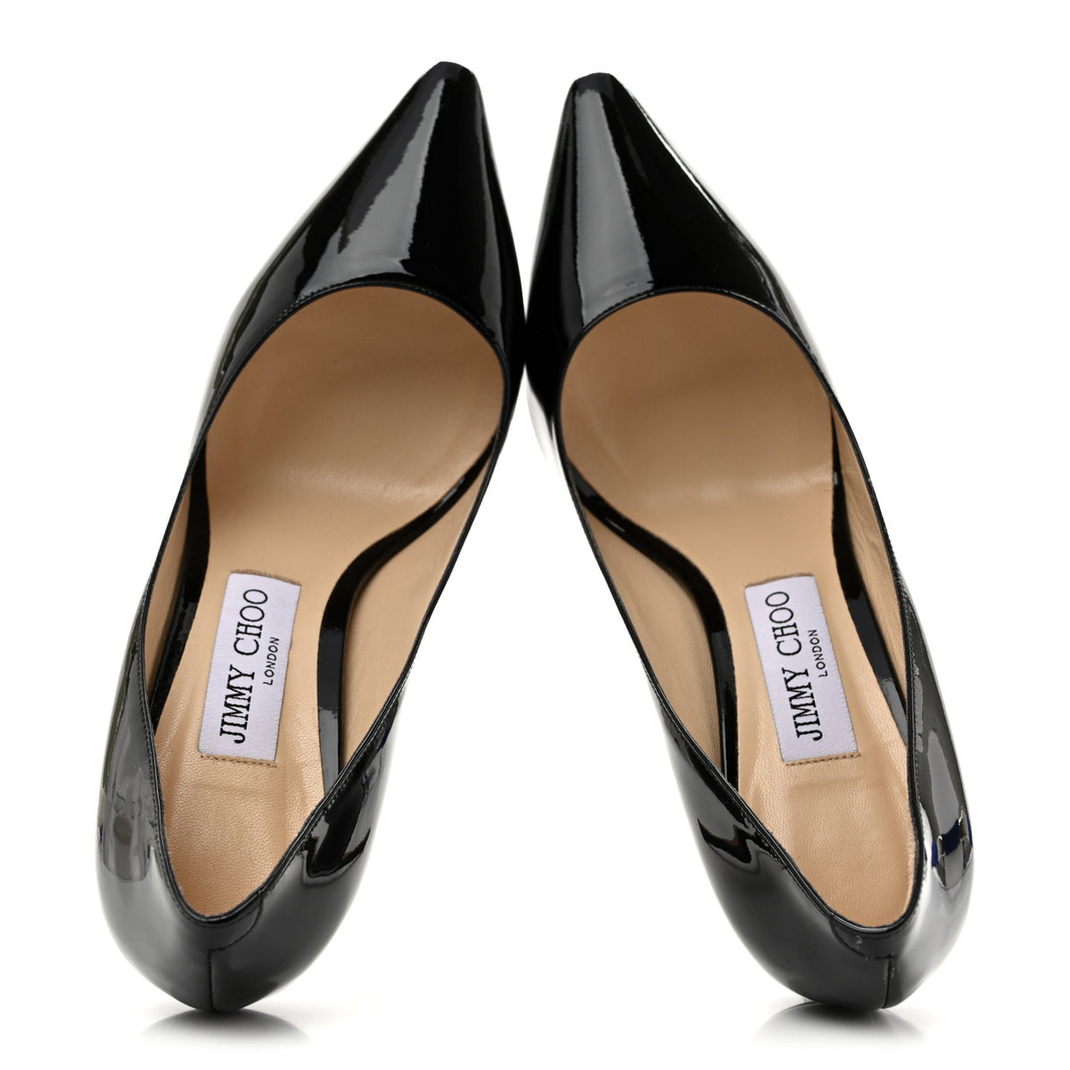 Jimmy Choo Patent Romy 85 Pumps 37 Black 2 of 10