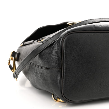 Chloe Suede Calfskin Medium Faye Backpack Black 9 of 12