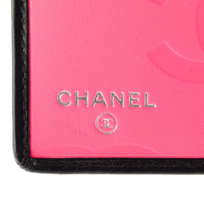 Chanel Calfskin Quilted Small Cambon Agenda Planner Black White 6 of 7