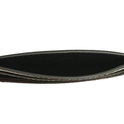 Saint Laurent Grain De Poudre Matelasse Chevron Monogram Credit Card Case Light Sage 5 of 9