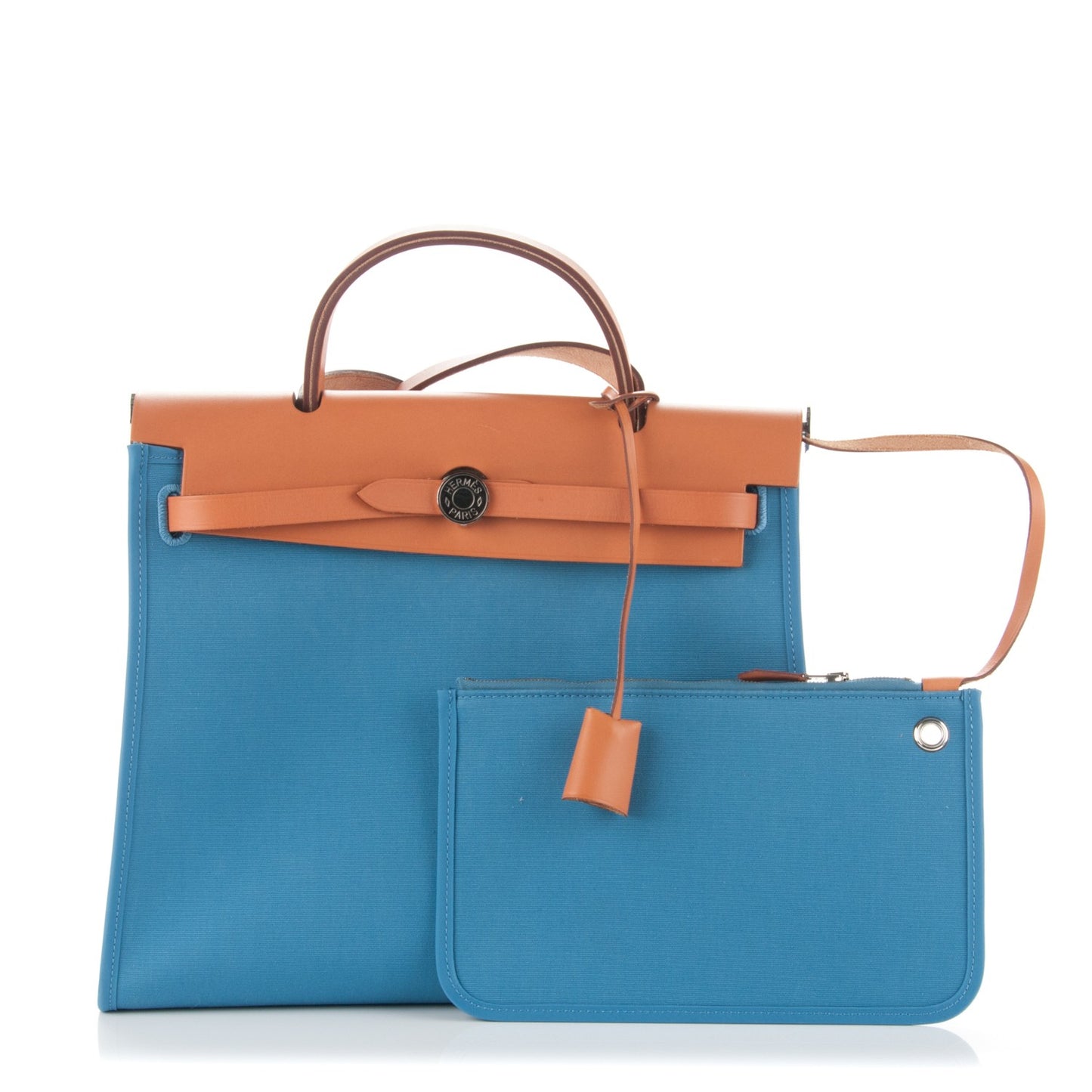 Vache Hunter Toile Herbag Zip 31 PM Azur Natural