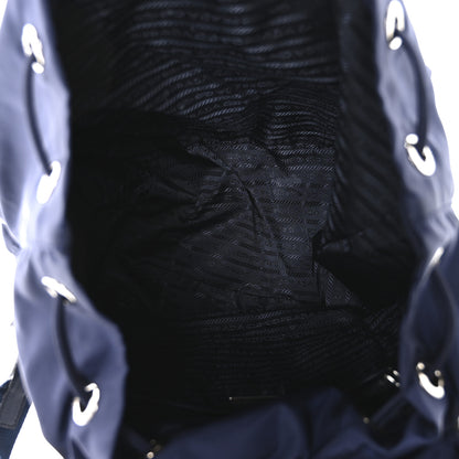 Prada Tessuto Nylon Saffiano Vela Medium Backpack Baltico 5 of 11