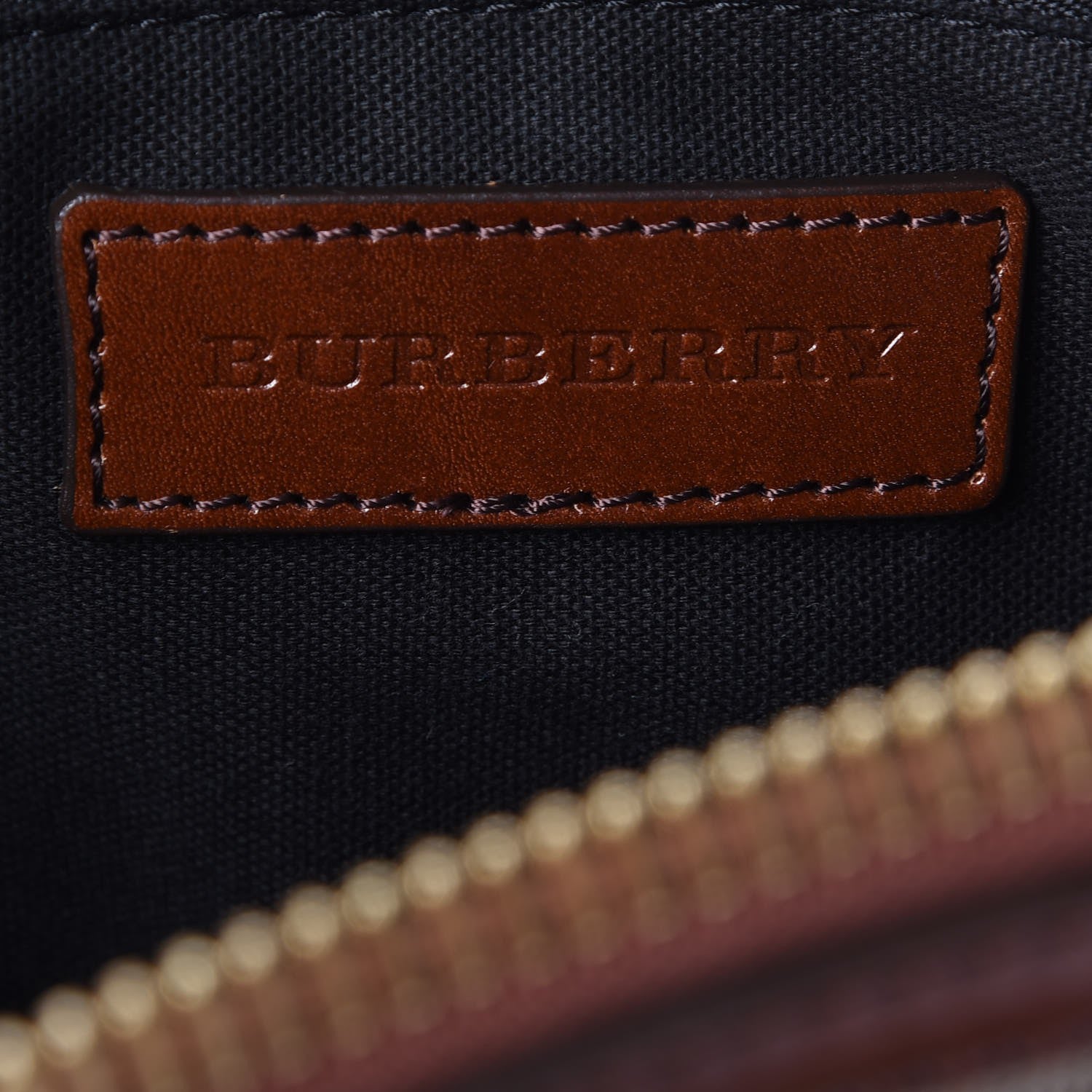 Burberry House Check Small Gladstone Dark Tan 6 of 8