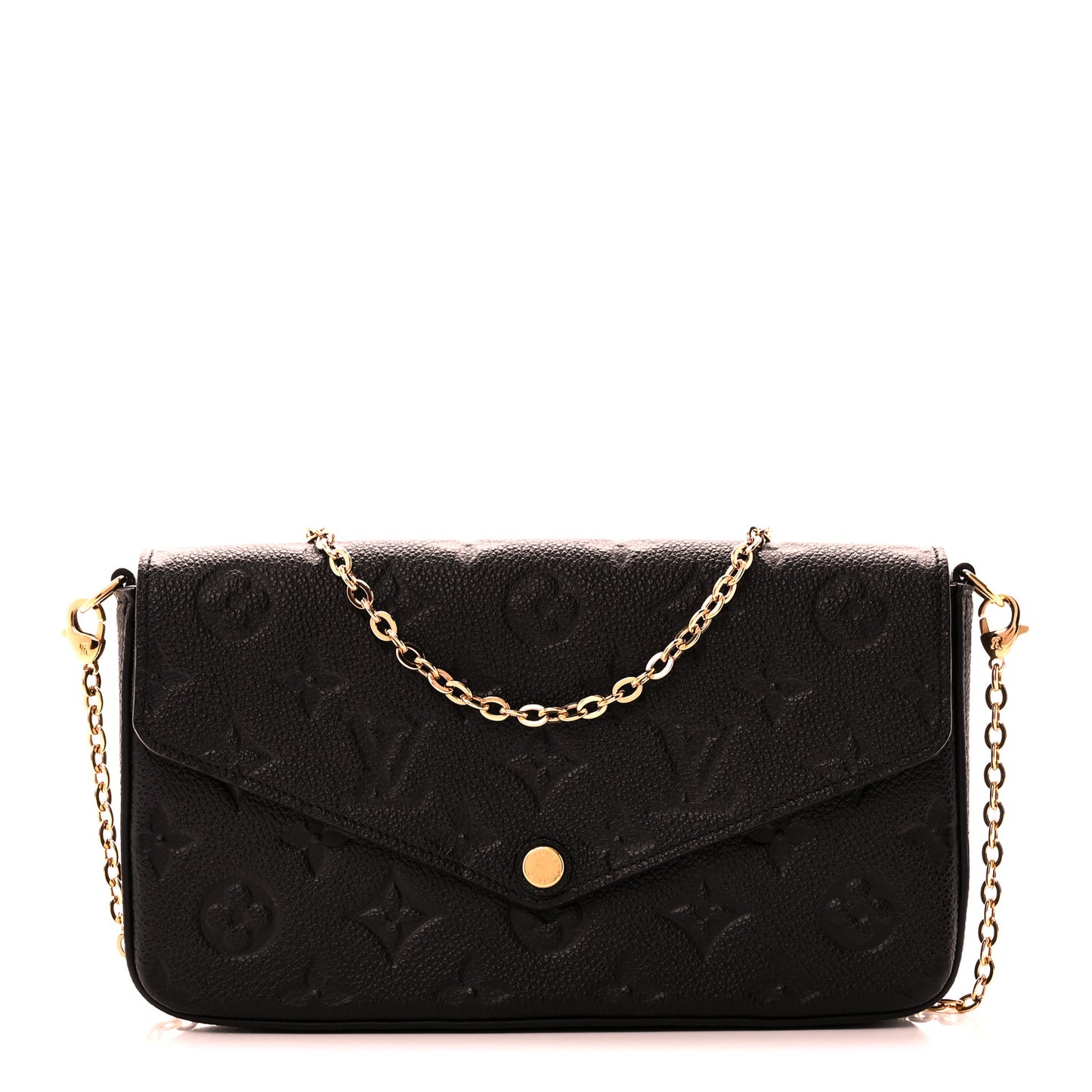 Empreinte Pochette Felicie Chain Wallet Black