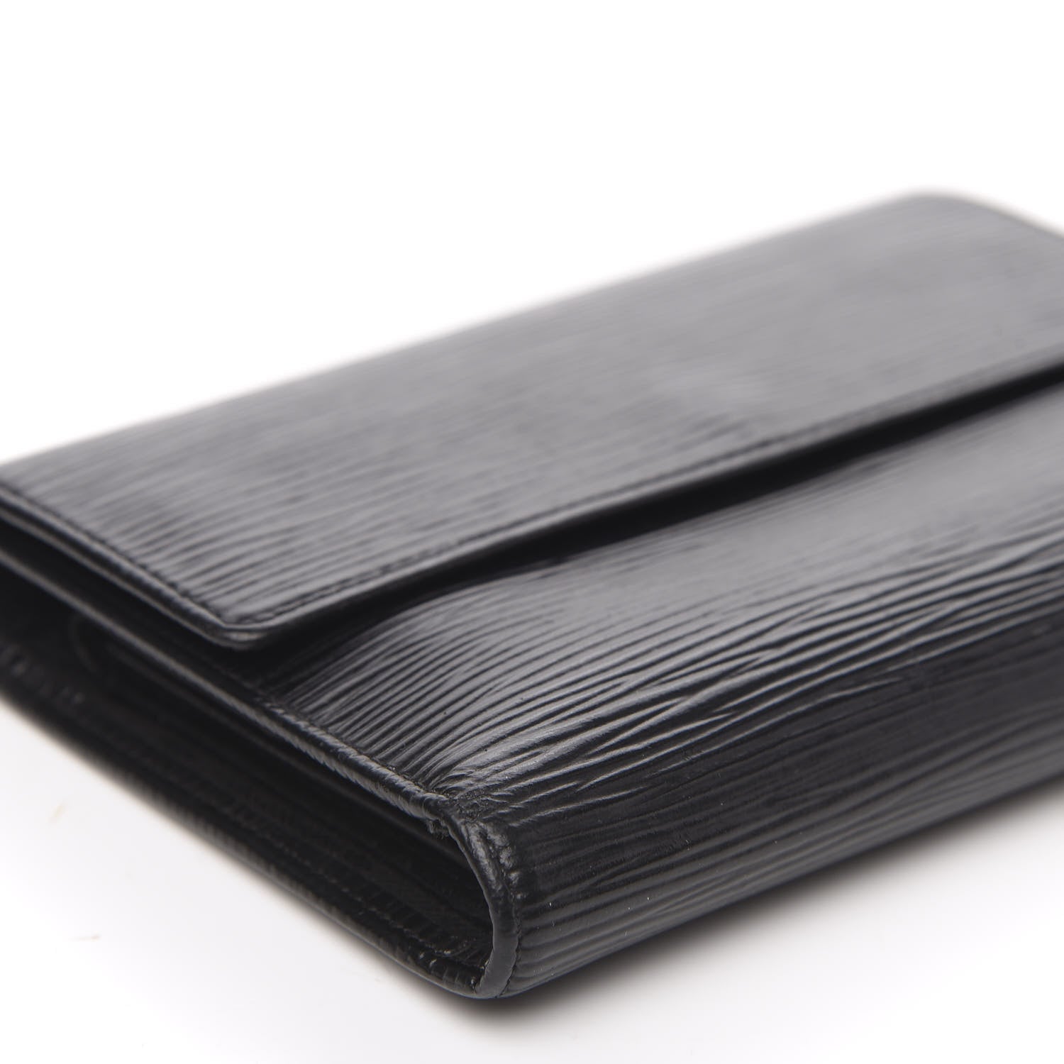 Louis Vuitton Epi Porte Tresor Etui Papiers Wallet Black 7 of 11