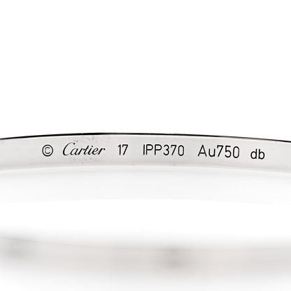 Cartier 18K White Gold Small LOVE Bracelet 17 4 of 4