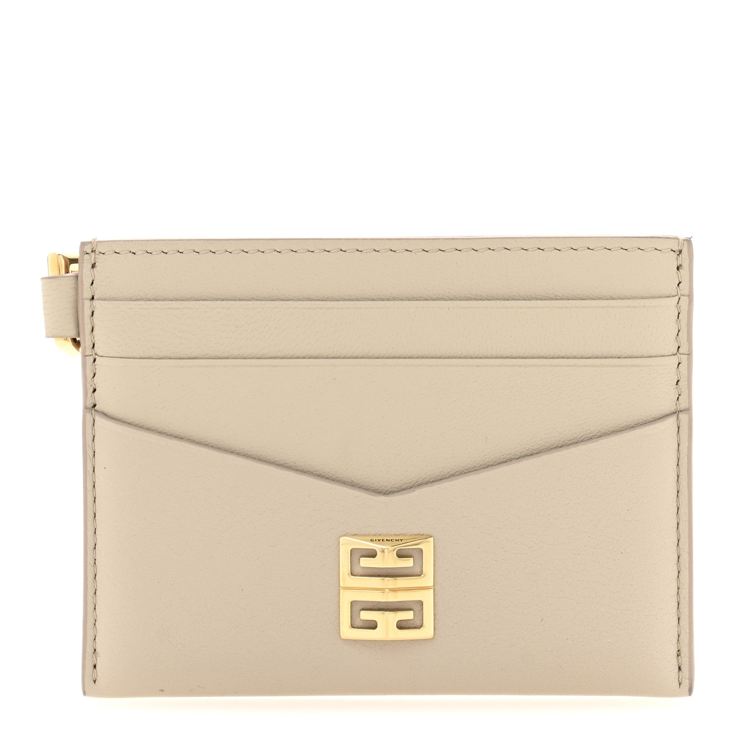 Givenchy Calfskin 4G Card Holder Natural Beige 1 of 8