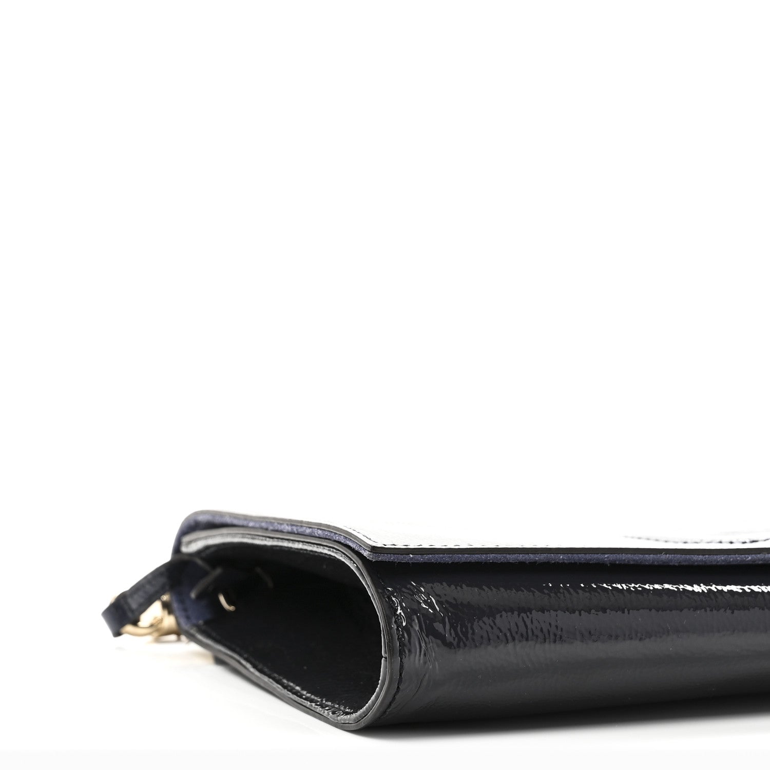 Gucci Soft Patent Medium Soho Clutch Uniform Blue 9 of 10