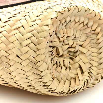Christian Louboutin Woven Straw Small Loubishore Tote Beige 7 of 8