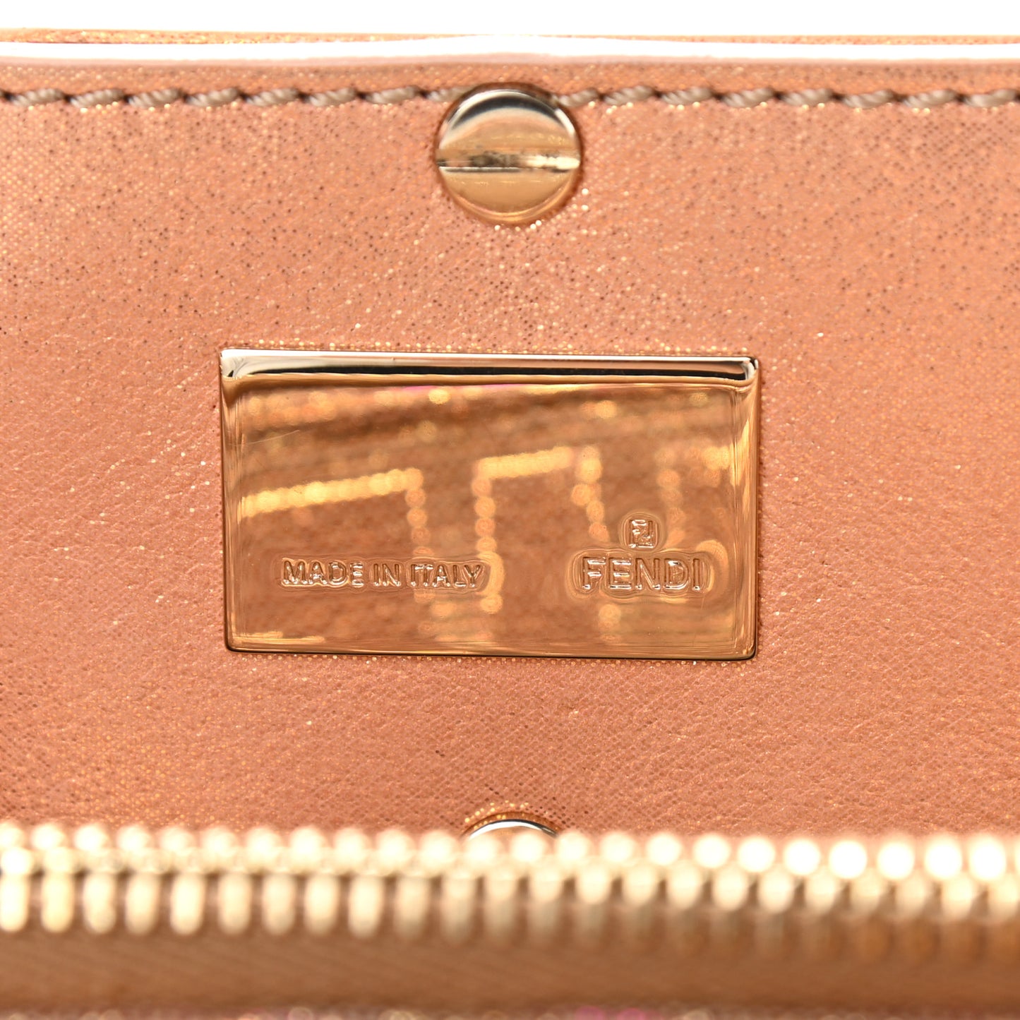 Metallic Lurex Zucca Mia Tote Arancio