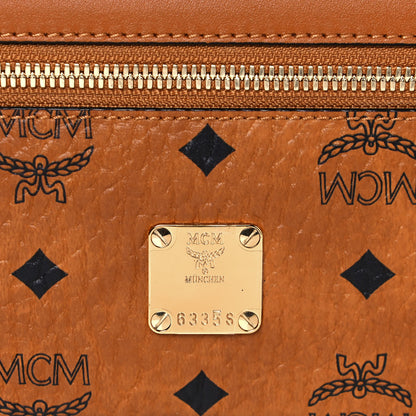 MCM Visetos Vanity Case Cognac 7 of 11