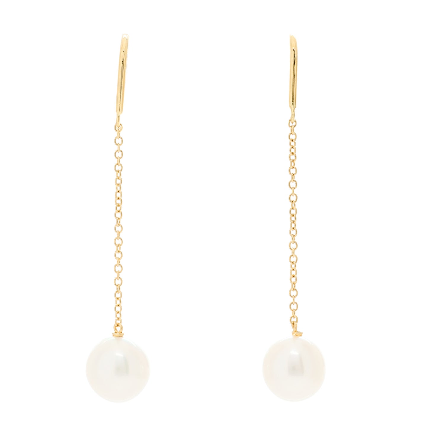 18K Yellow Gold Elsa Peretti Pearls By The Yard Drop Earrings