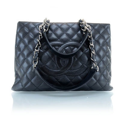 Chanel Caviar Quilted Grand Shopping Tote GST Black 1 of 10