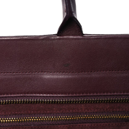 Saint Laurent Calfskin Medium Rive Gauche Cabas Bordeaux 11 of 14