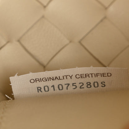Bottega Veneta Nappa Intrecciato Small Campana Shoulder Bag Sea Salt 7 of 10