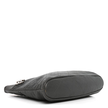 Chanel Caviar Quilted Shopping Tote Grey 4 of 10