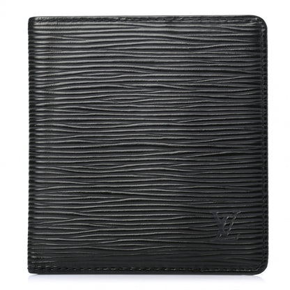 Louis Vuitton Epi 6 Card Billfold Wallet Black 1 of 6