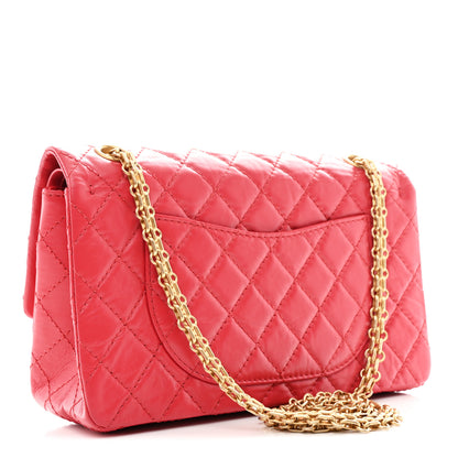 Chanel Aged Calfskin Quilted 2.55 Reissue 225 Flap Red 3 of 10