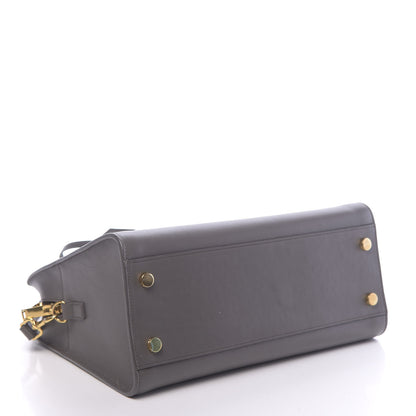 Saint Laurent Calfskin Small Monogram Cabas Grey 4 of 11