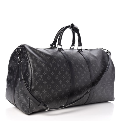 Louis Vuitton Monogram Eclipse Keepall Bandouliere 55 3 of 9