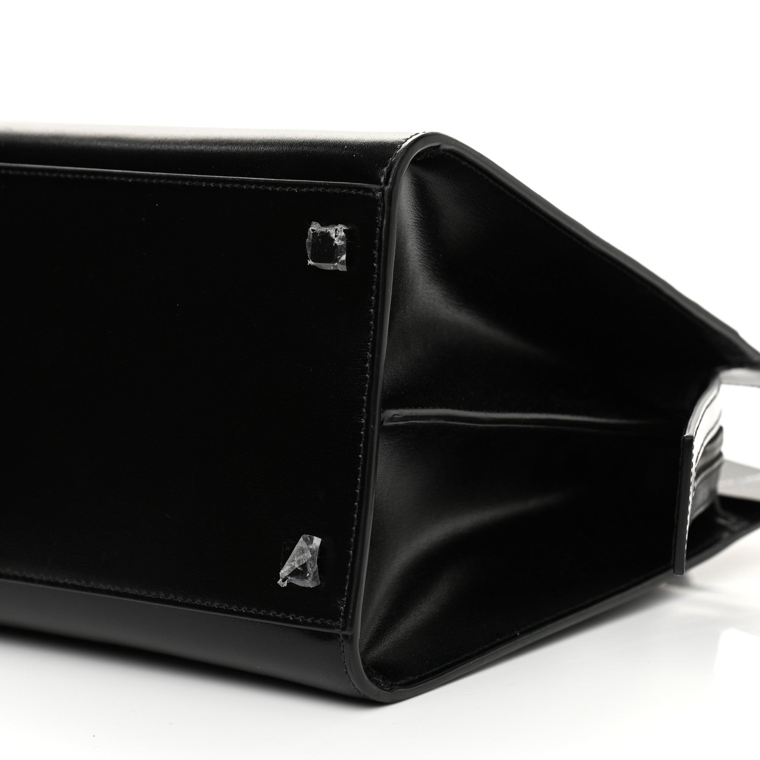 Saint Laurent Shiny Calfskin Medium Uptown Tote Black 11 of 12