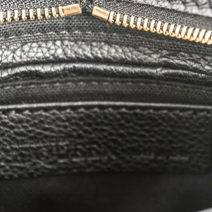 Alexander McQueen Pebbled Calfskin Mini Padlock Tote Black 7 of 8