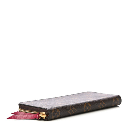 Louis Vuitton Monogram Clemence Wallet Fuchsia 4 of 9