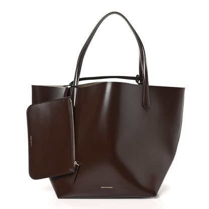 Mansur Gavriel Spazzolato Everyday Tote Chocolate Warm Grey 3 of 10