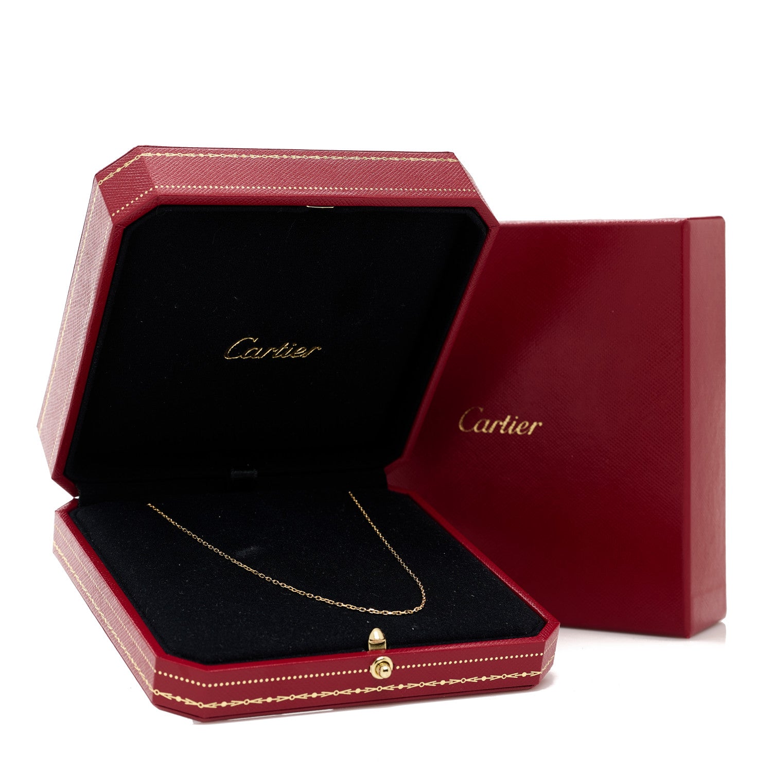 Cartier 18K Yellow Gold Chain Necklace 6 of 6