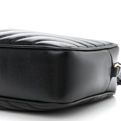 Saint Laurent SAINT LAURENT Calfskin Matelasse Monogram Lou Camera Bag Black 10 of 11