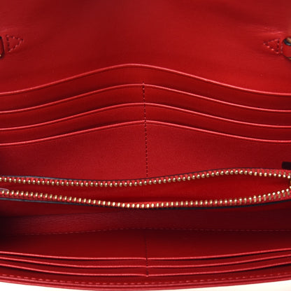 MCM Visetos Patricia Wallet On Chain Ruby Red 5 of 9