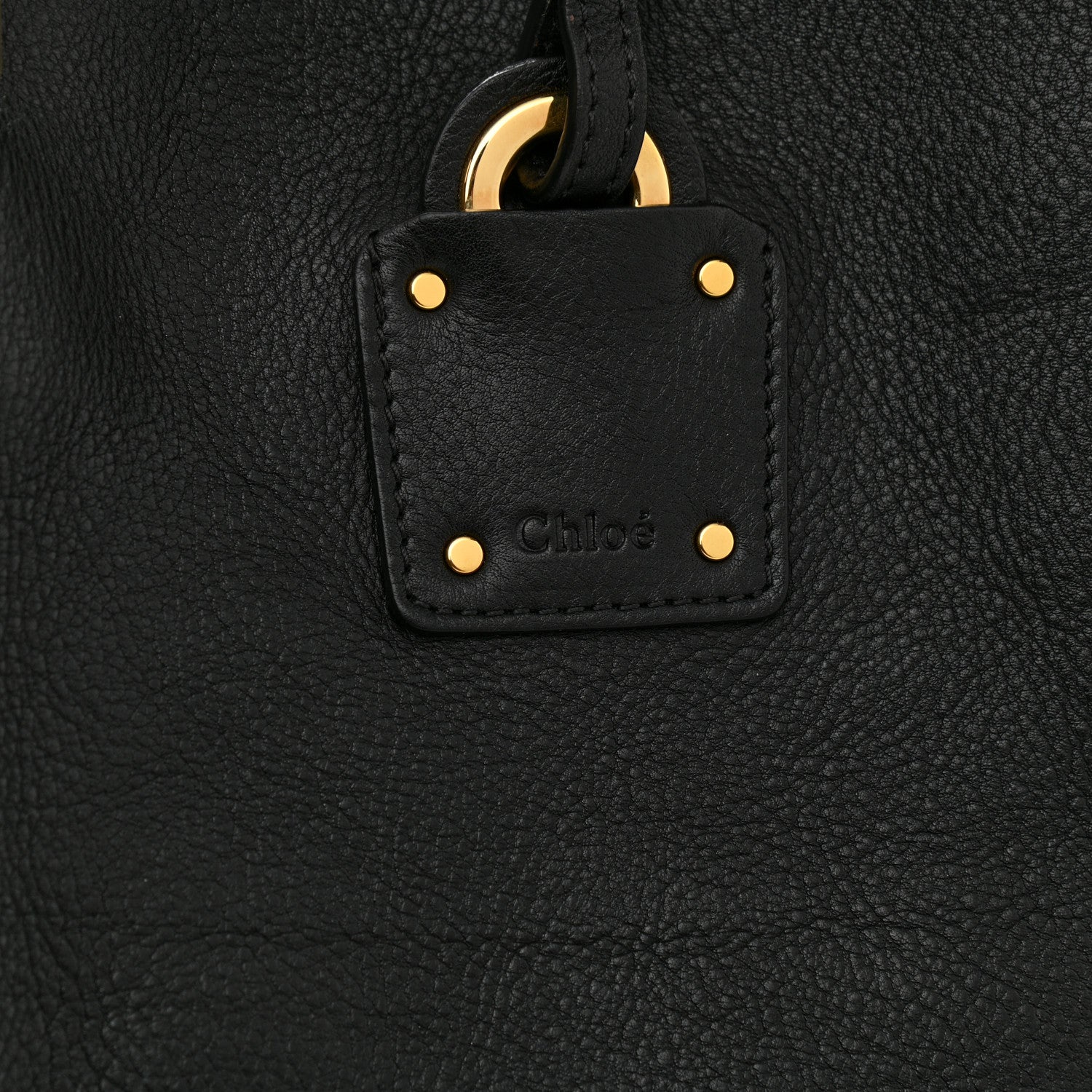 Chloe Smooth Calfskin Medium Vick Tote Black 7 of 13