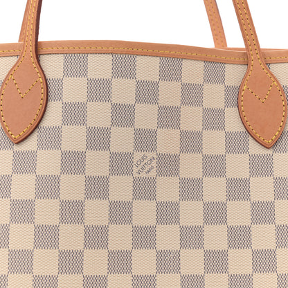 Louis Vuitton Damier Azur Neo Neverfull MM Rose Ballerine 8 of 13