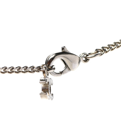 Chanel Metal Crystal Baguette CC Pendant Necklace Gold 5 of 6