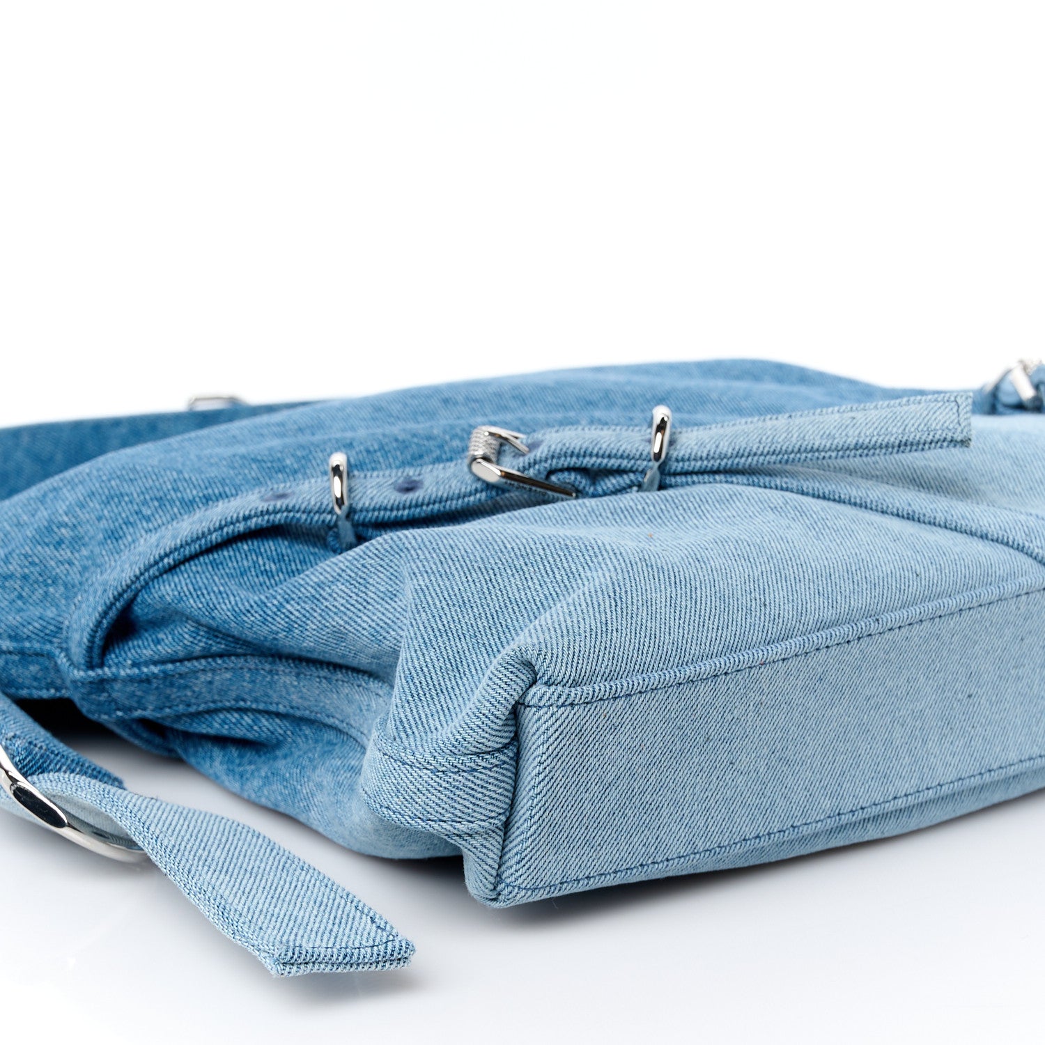 Givenchy Washed Denim Medium Voyou Bag Medium Blue 9 of 10