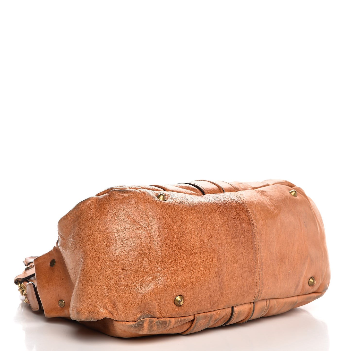 Lambskin Large Heloise Satchel Gazelle