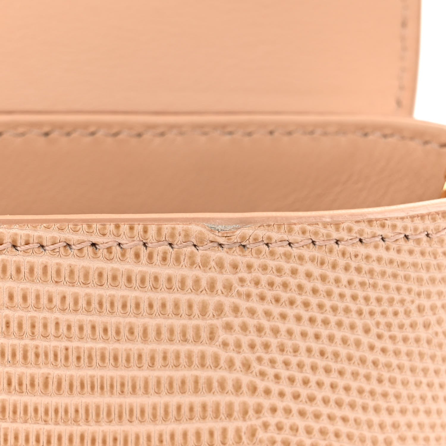 Chloe Calfskin Lizard Embossed Small Aby Lock Delicate Pink 10 of 10